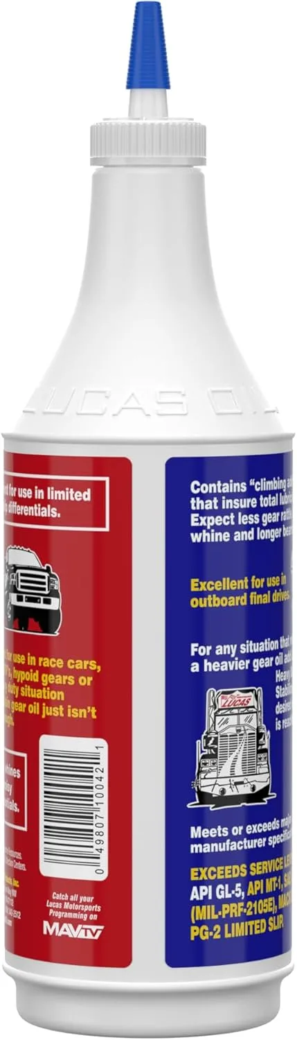 Lucas Oil Heavy Duty Gear Oil