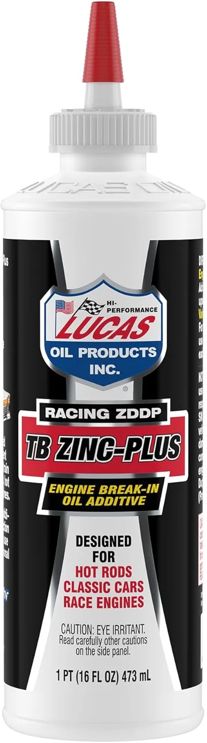 Lucas Oil Engine Break-In Oil Additive TB Zinc Plus