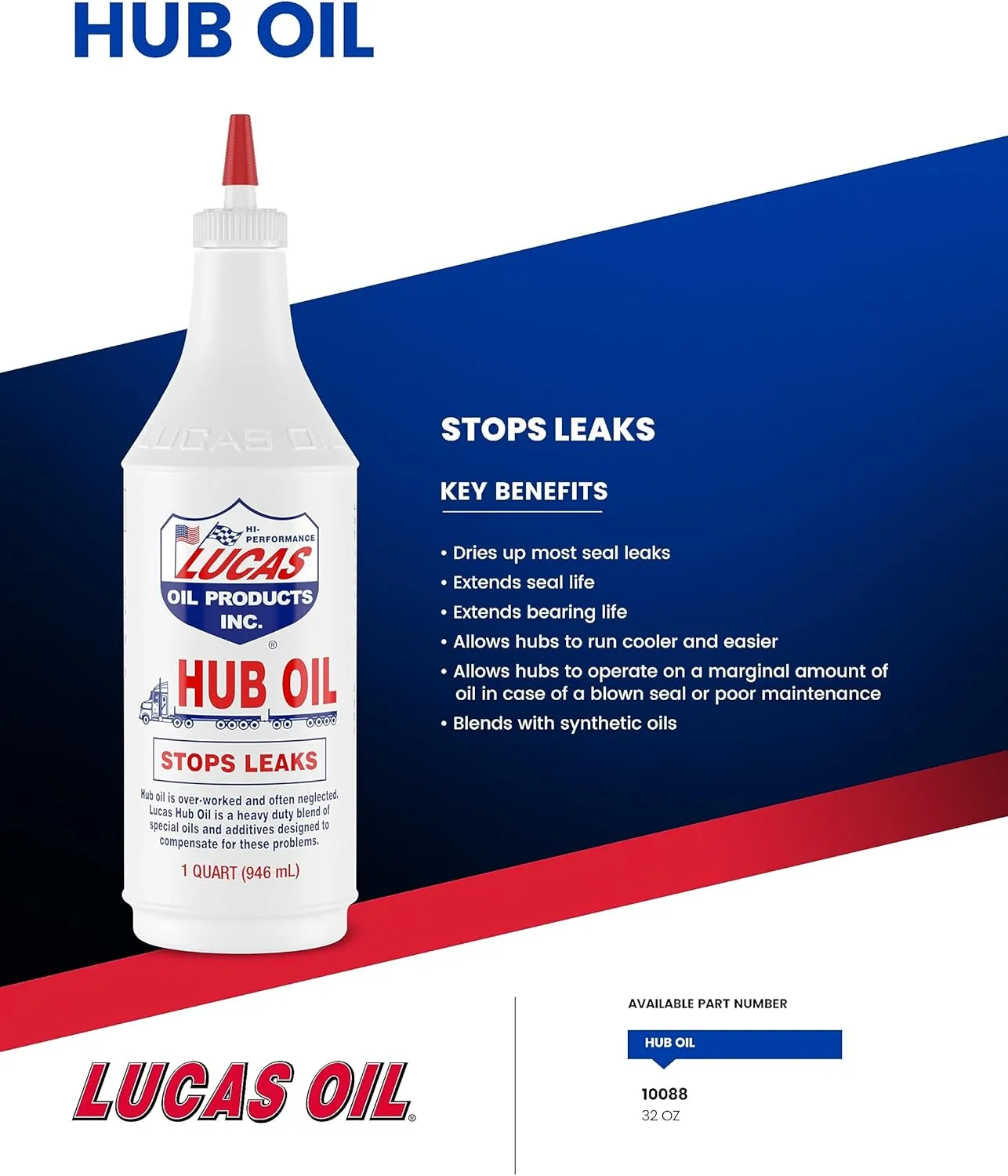 Lucas Oil Hub Oil