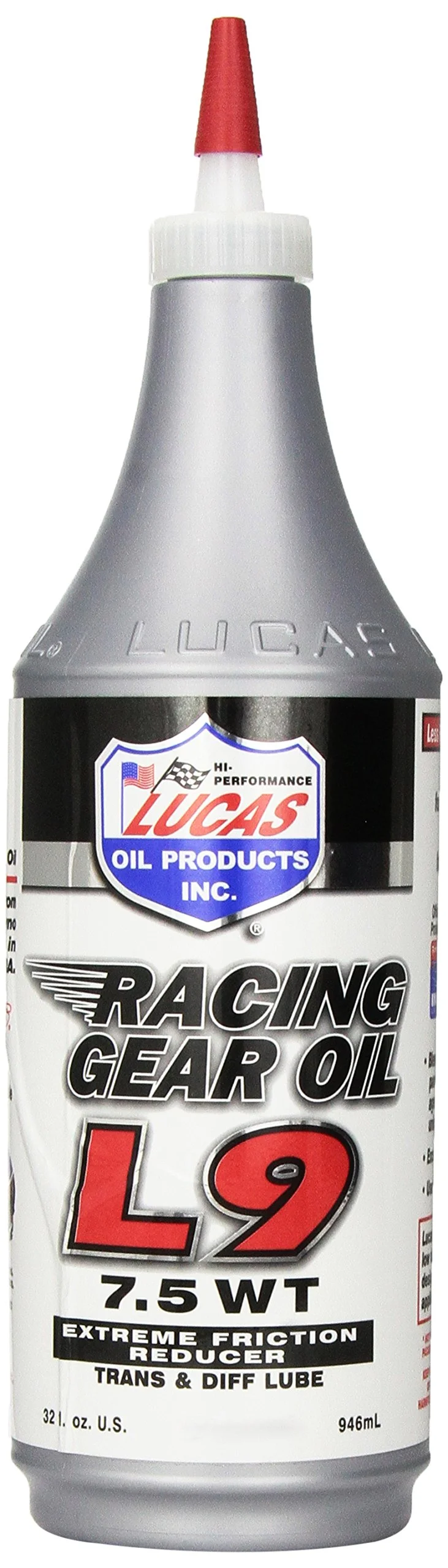 Synthetic L9 Racing Gear Oil/12x1/Quart