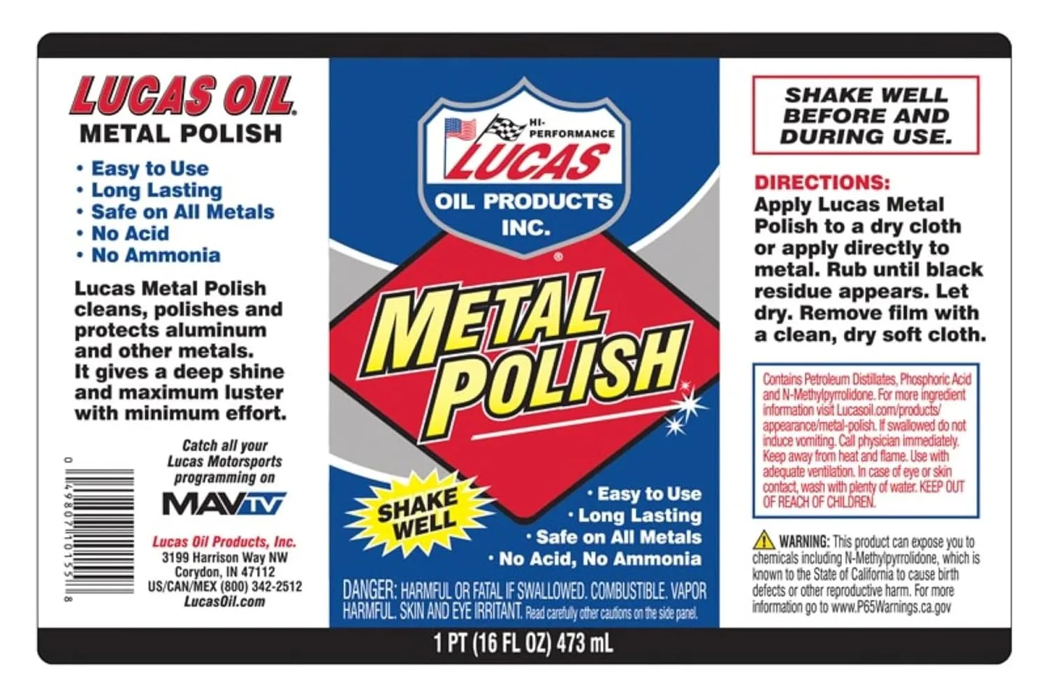 Lucas Oil Metal Polish