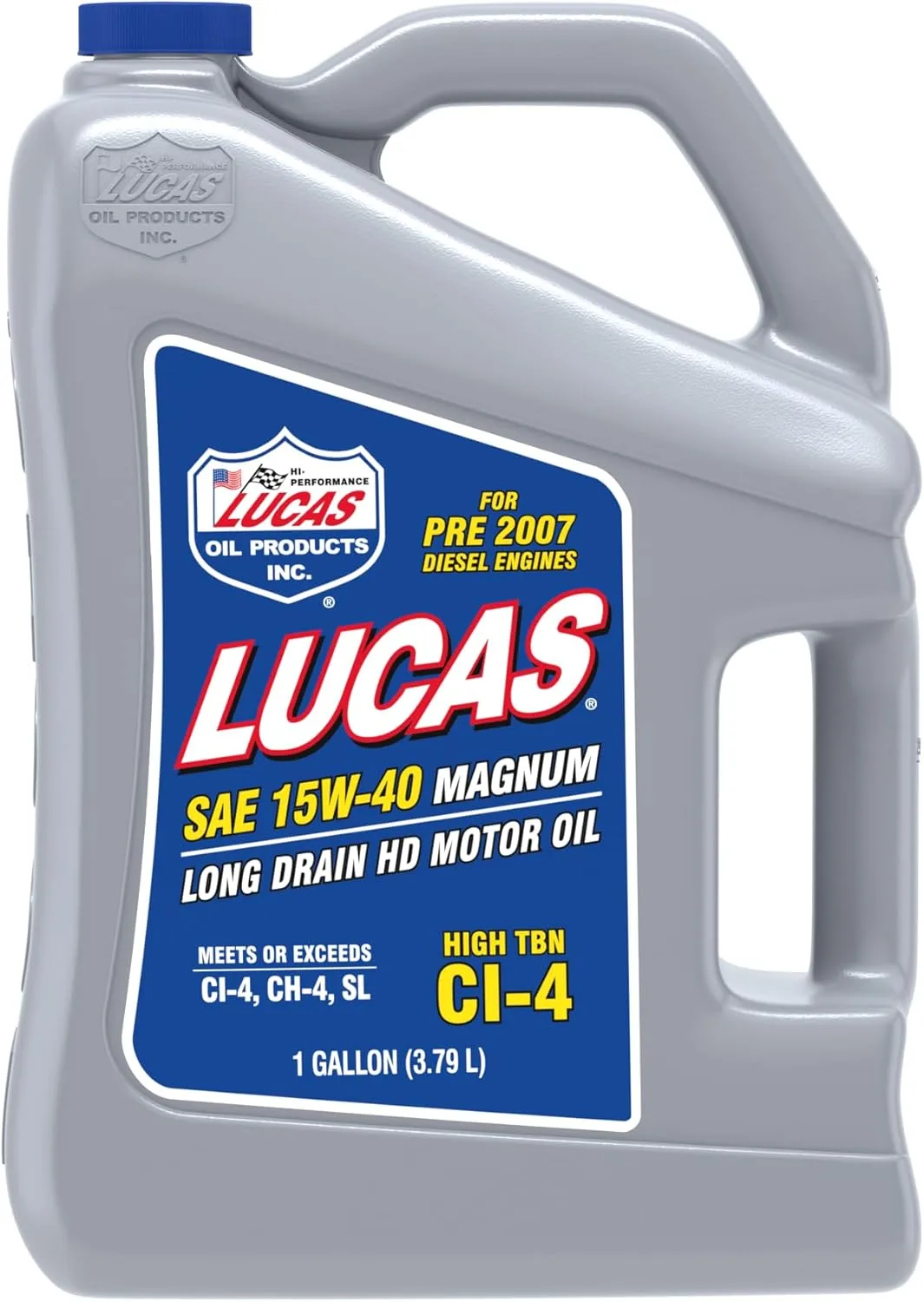 LUCAS OIL Magnum SAE 15W-40 High TBN CI-4 Motor Oil