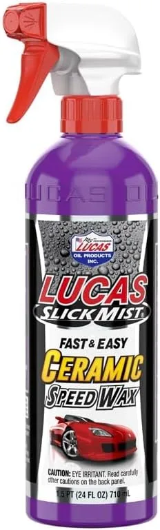 Lucas Oil 11294 Slick Mist Ceramic Speed Wax - 24 Ounce