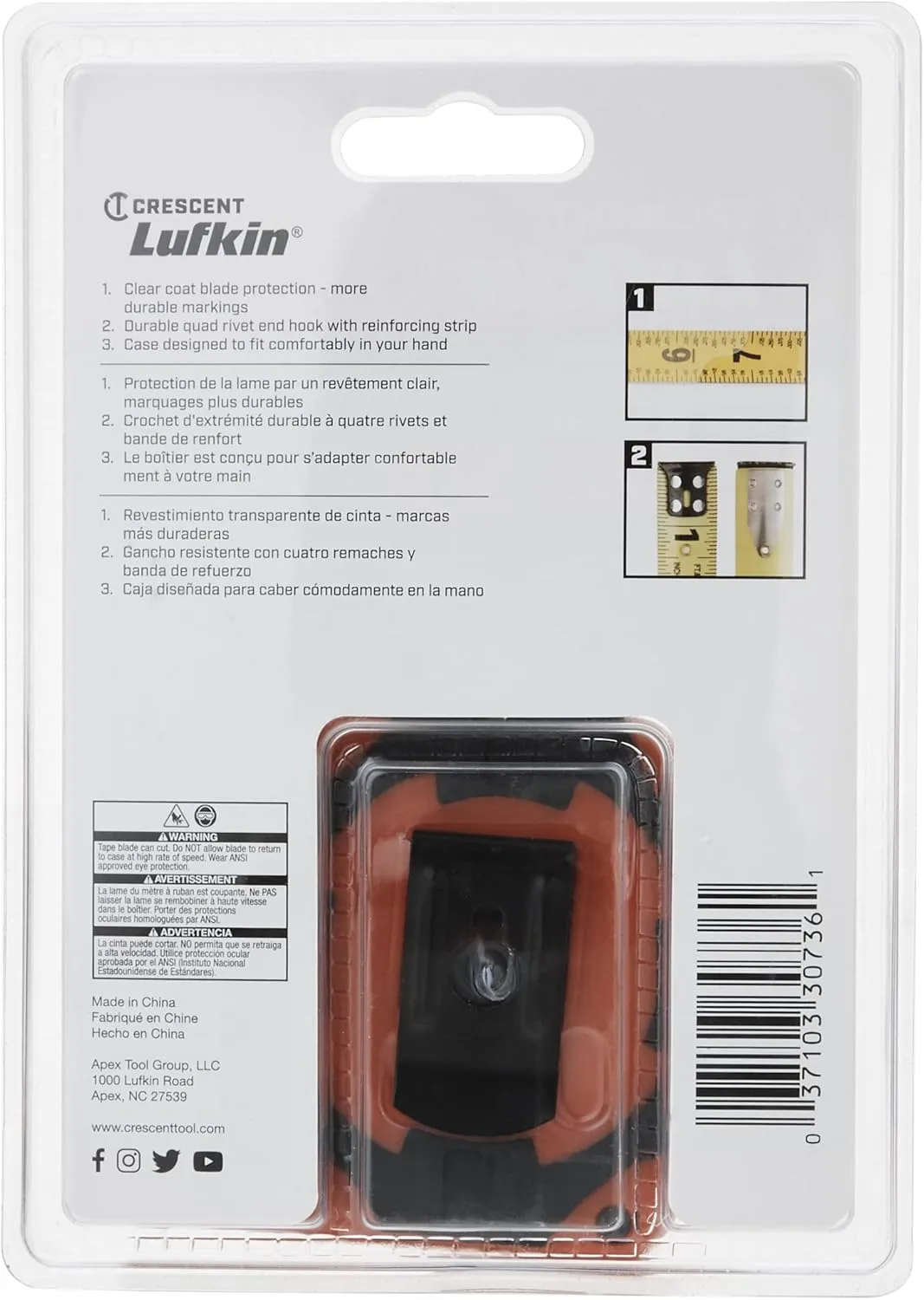 Lufkin Combination Wrench Set & Quickread Tape Measure