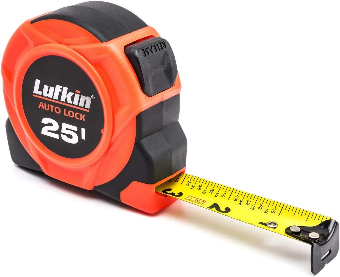 Crescent Lufkin Tape,1X25,Autolock 700 Series - AL725N 7.6 m