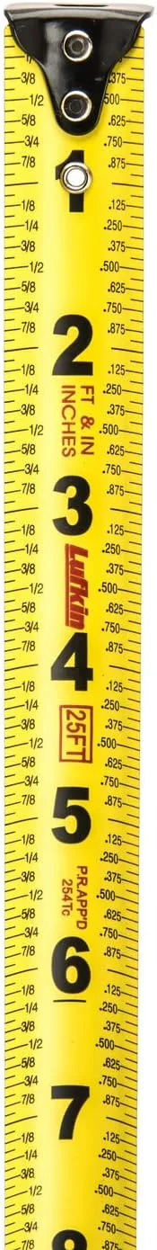 Crescent Lufkin Tape,1X25,Autolock 700 Series - AL725N 7.6 m