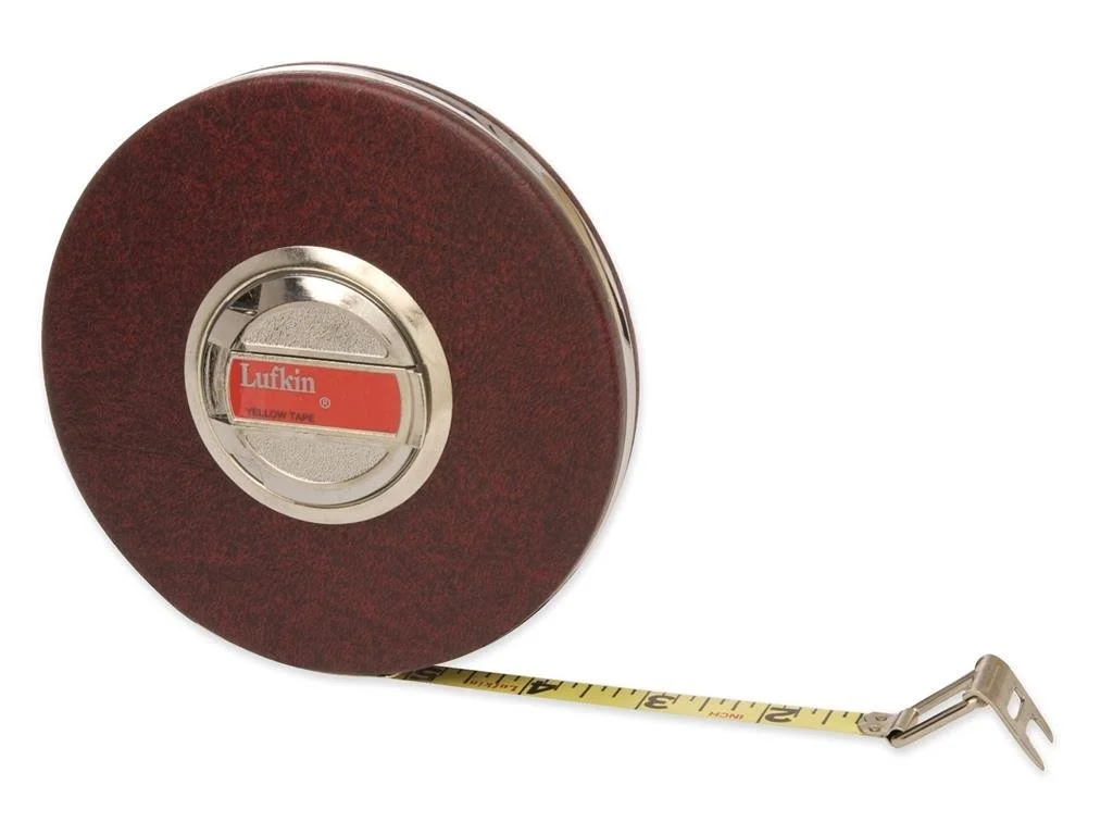 Crescent Lufkin 3/8" x 50' Home Shop Yellow Clad Tape Measure - HW50