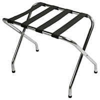 Metal Luggage Rack Stainless Steel Finish