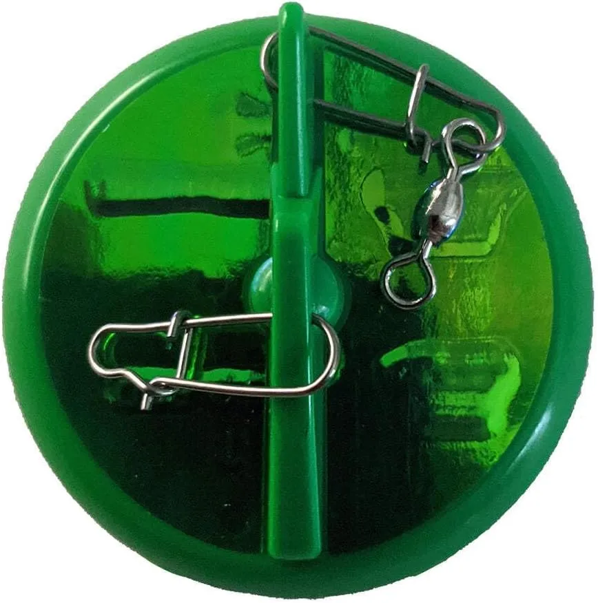 Luhr-Jensen 2-1/4" Dipsy Diver - Kelly Green/Silver Bottom Moon Jelly