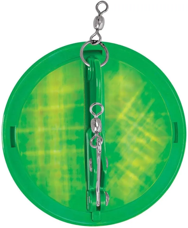 Luhr-Jensen 3-1/4" Dipsy Diver - Kelly Green/Silver Bottom Moon Jelly