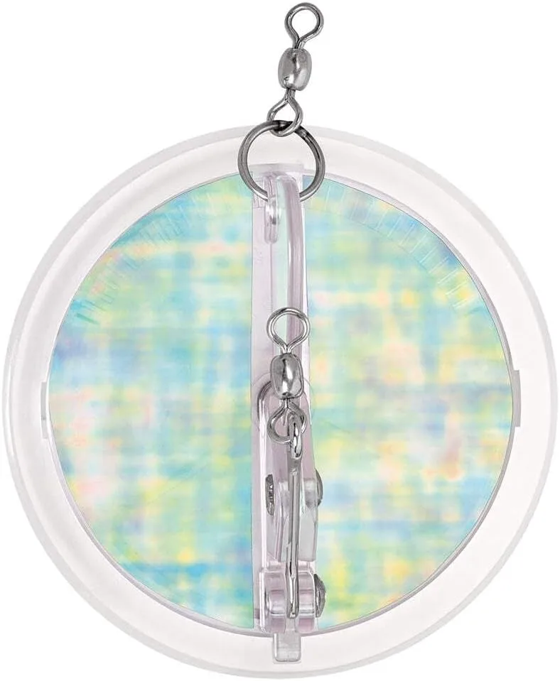 Luhr-Jensen 3-1/4" Dipsy Diver - Clear/Clear Bottom UV Moon Jelly