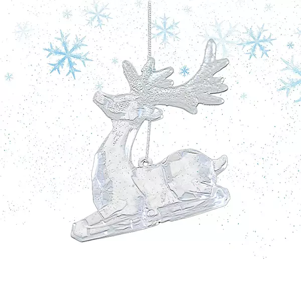 Luhr-Jensen 30' Jet Driver - Clear UV Moon Jelly Sitting Deer