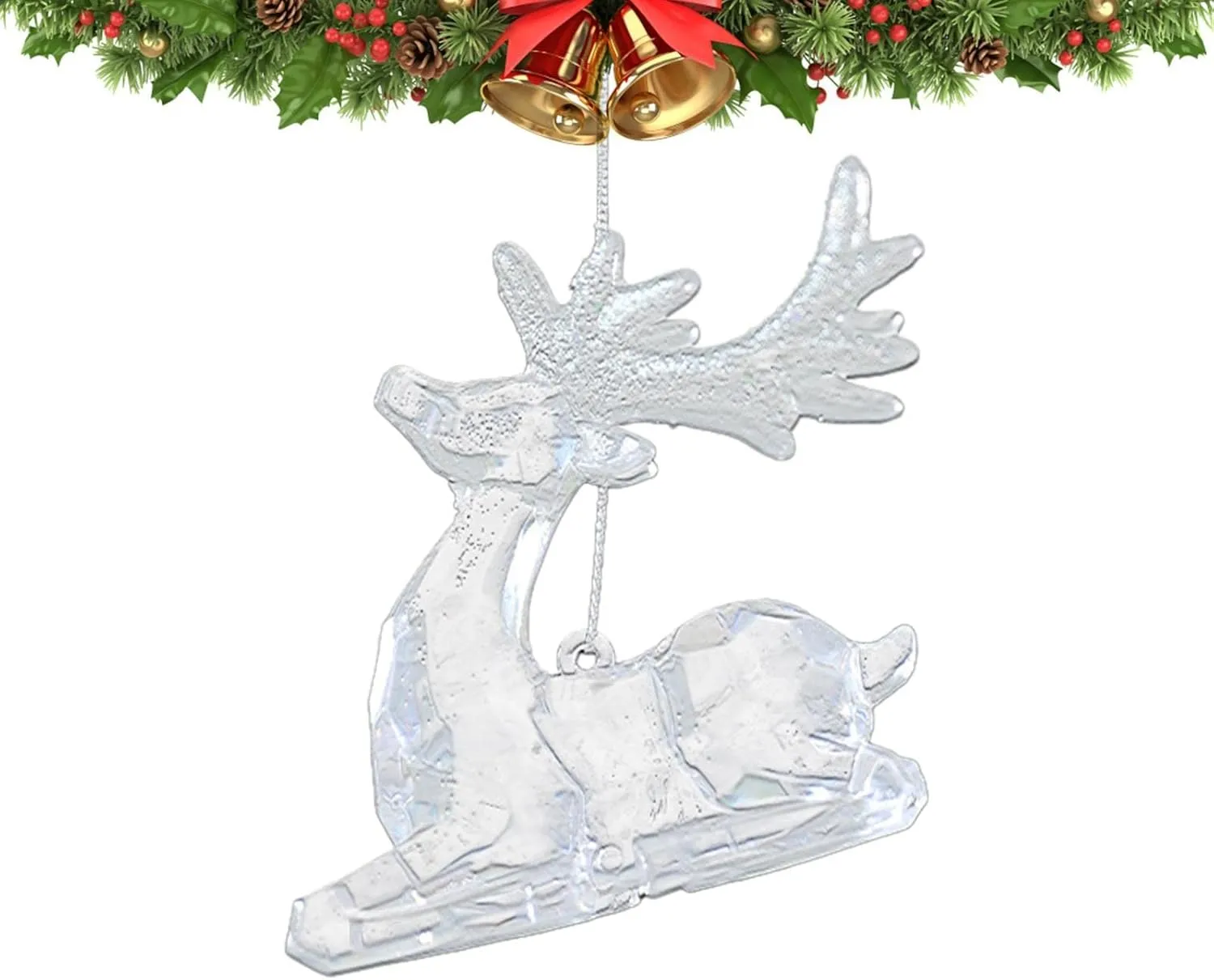 Luhr-Jensen 30' Jet Driver - Clear UV Moon Jelly Sitting Deer