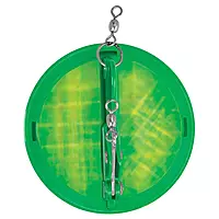 Luhr-Jensen 4-1/8" Dipsy Diver - Kelly Green/Silver Bottom Moon Jelly