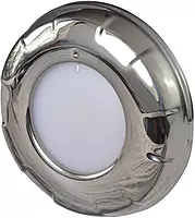 Lumitec Aurora - LED Dome Light - Polished SS Finish - 2-Color White/Red Dimming