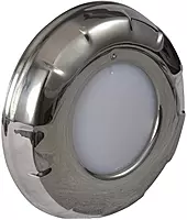 Lumitec Aurora - LED Dome Light - Polished SS Finish - 2-Color White/Red Dimming