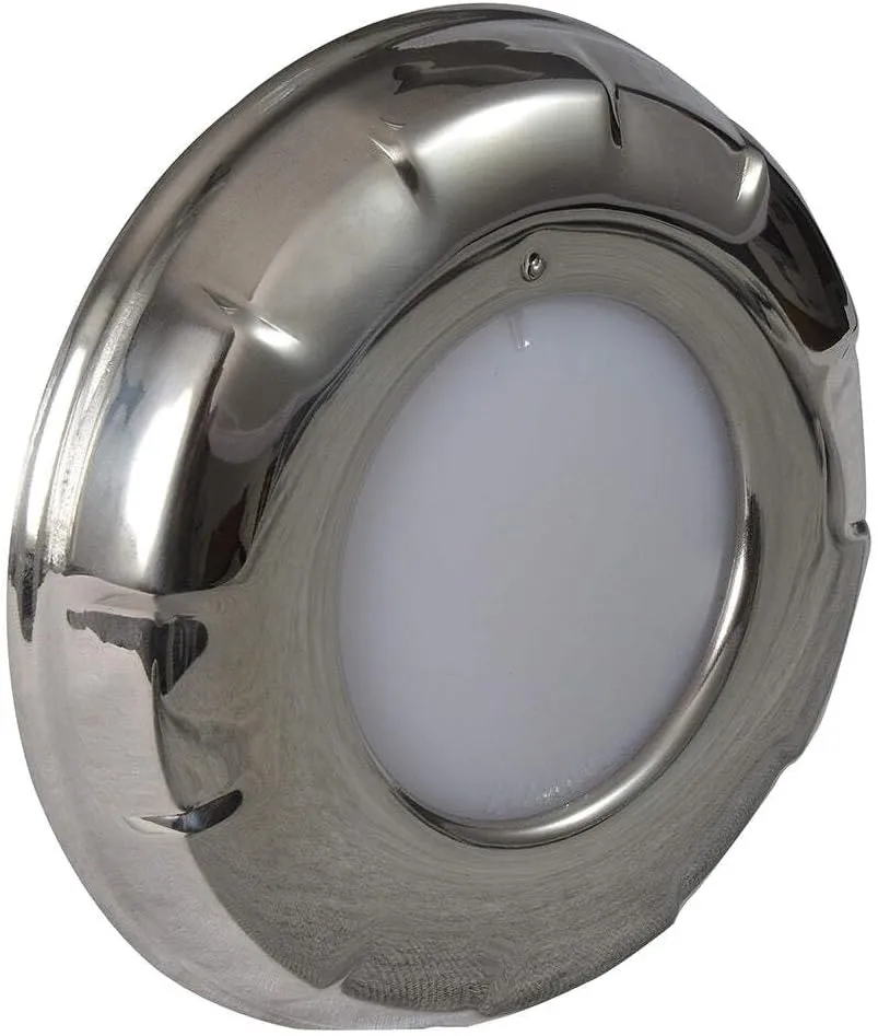 Lumitec Aurora - LED Dome Light - Polished SS Finish - 2-Color White/Red Dimming
