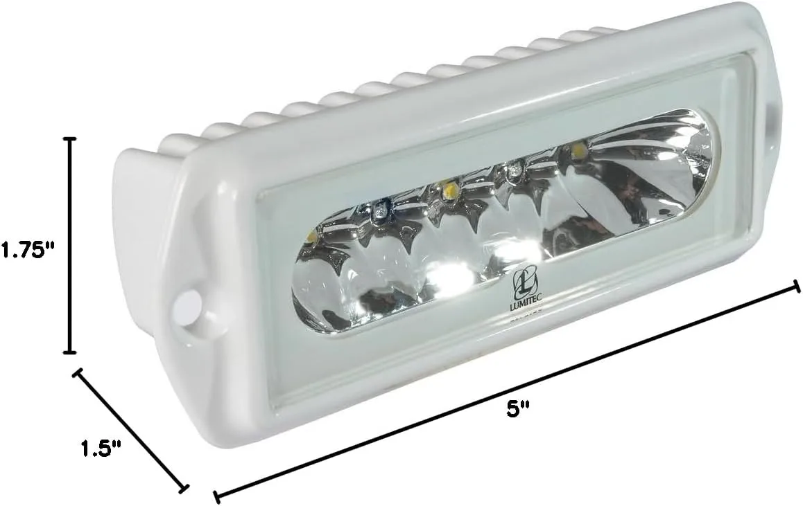 LUMITEC Capri2 Flush Mount LED Flood Light, Dual-Color Dimming