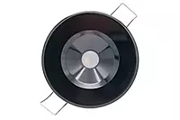 Lumitec Illusion Flush Mount LED Down Light - Spectrum RGBW - Cool White - Black Housing