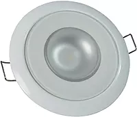 Lumitec Mirage White Bezel Exterior and Interior Flush Mount LED Down Light White Dimming Blue Dimming 113121