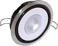 Lumitec Positionable Mirage LED Down Light, Water sealed, Positionable Polished Housing Spectrum RGBW Light