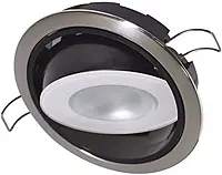 Lumitec Positionable Mirage LED Down Light, Water sealed, Positionable Polished Housing Spectrum RGBW Light