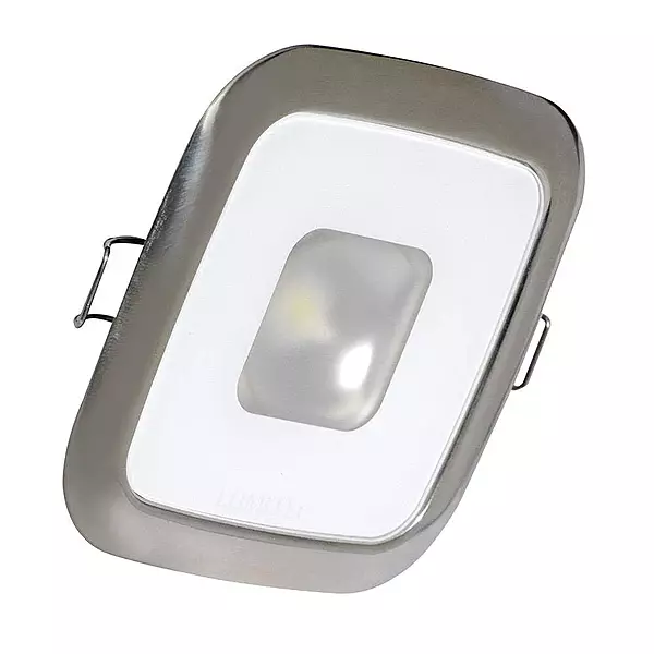 Lumitec Square Mirage Down Light - Polished Bezel