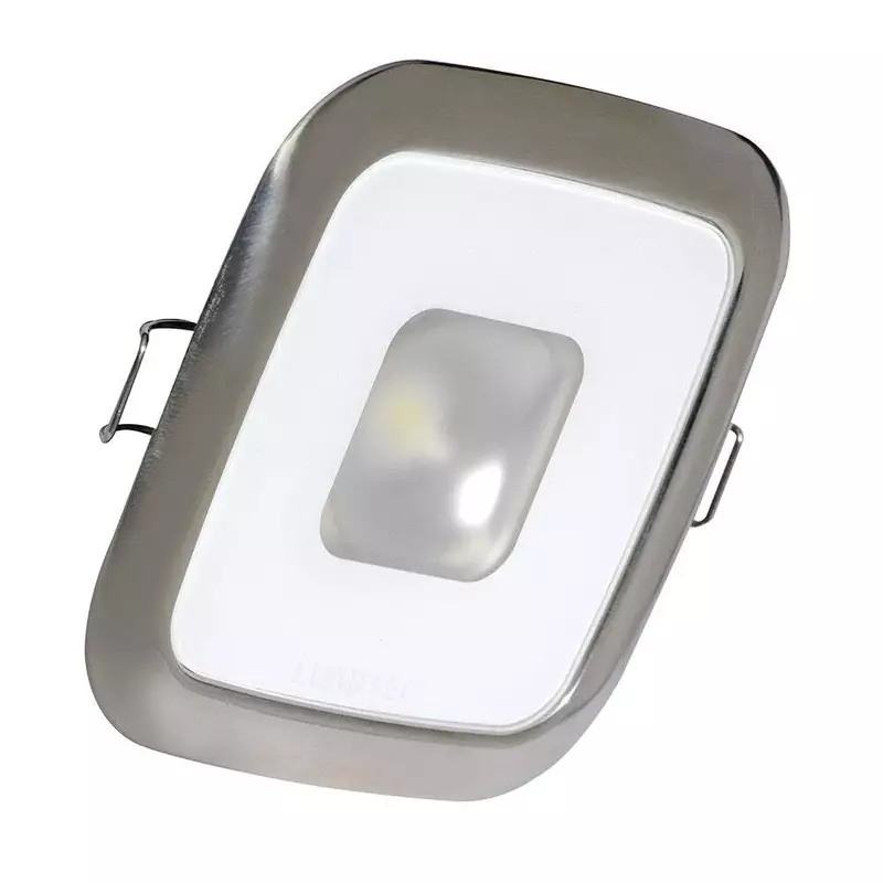 Lumitec Square Mirage Down Light - Polished Bezel