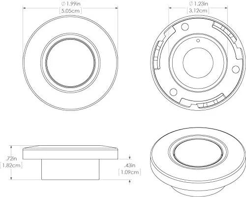 LUMITEC Orbit Flush Mount LED Down Light