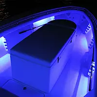 Lumitec 12-Inch Rail2 White/Blue Dimmable Output Light 101081