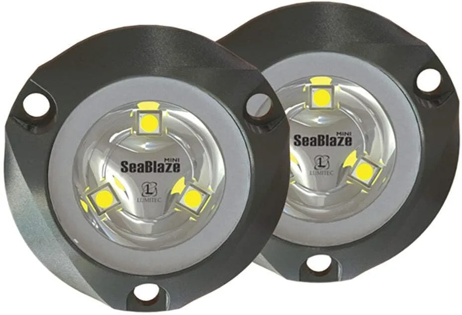 LUMITEC SeaBlaze Mini Underwater LED Boat Lights - Pair