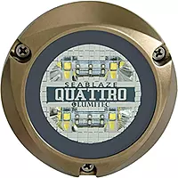 Lumitec Lighting 101510, LED Underwater Light, SeaBlaze Quattro Underwater Light, Spectrum Full-Color RGBW One Size