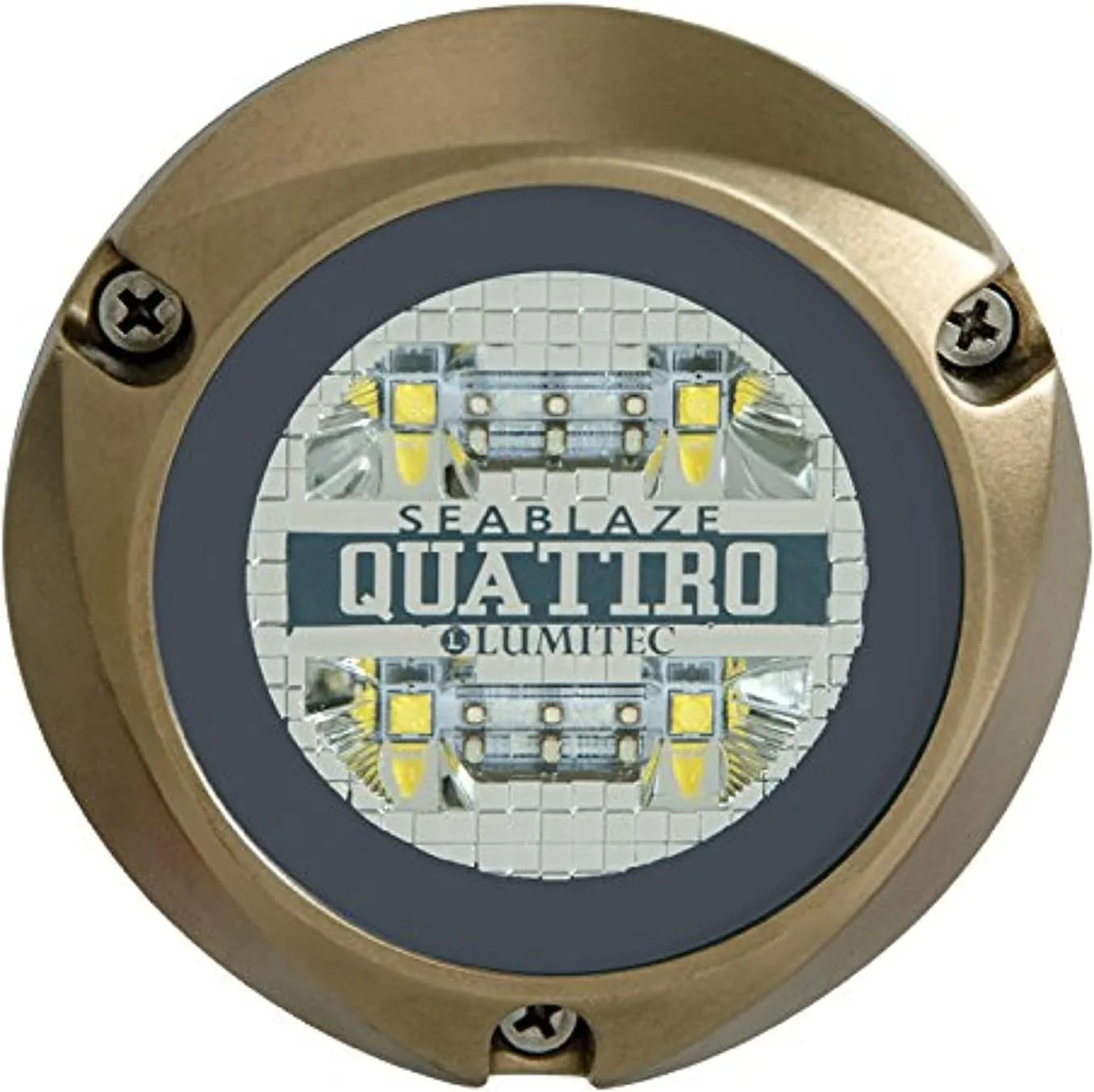 Lumitec Lighting 101510, LED Underwater Light, SeaBlaze Quattro Underwater Light, Spectrum Full-Color RGBW One Size