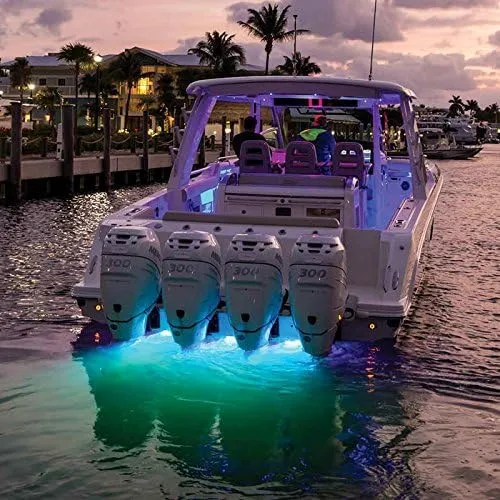 Lumitec Lighting 101510, LED Underwater Light, SeaBlaze Quattro Underwater Light, Spectrum Full-Color RGBW One Size