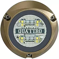 Lumitec Lighting 101510, LED Underwater Light, SeaBlaze Quattro Underwater Light, Spectrum Full-Color RGBW One Size