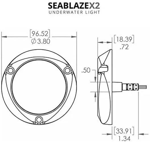 LUMITEC SeaBlazeX2 Underwater LED Light