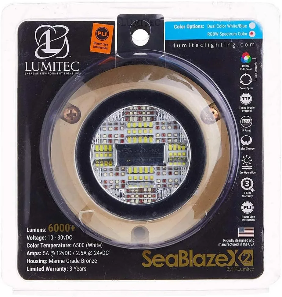 LUMITEC SeaBlazeX2 Underwater LED Light