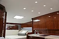 Lumitec Square Mirage Down Light - Polished Bezel