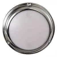 New Touchdome Led Dome Light lumitec 101097 Stainless Bezel Dia. 6.75" White-Blue LED 12-24V 410mA @ 12VA