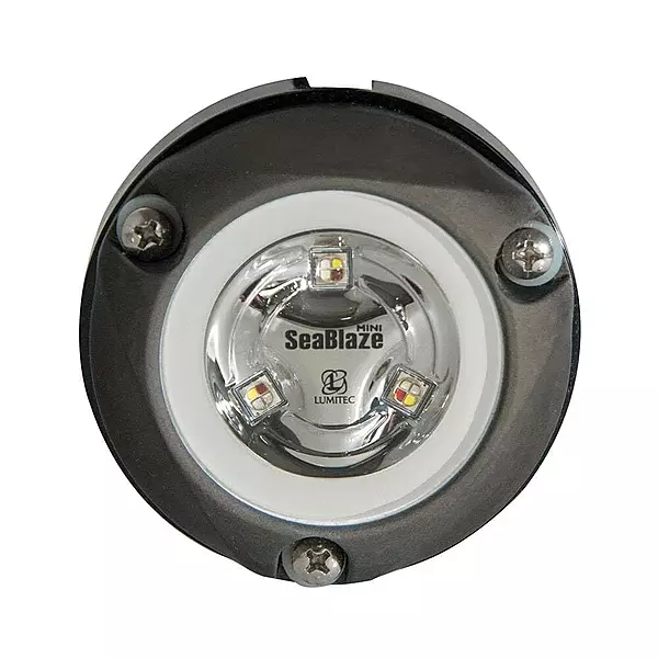 Lumitec Lighting 101457, Mini LED Underwater Light, Surface Mount, Zambezi, Blue Non-Dimming