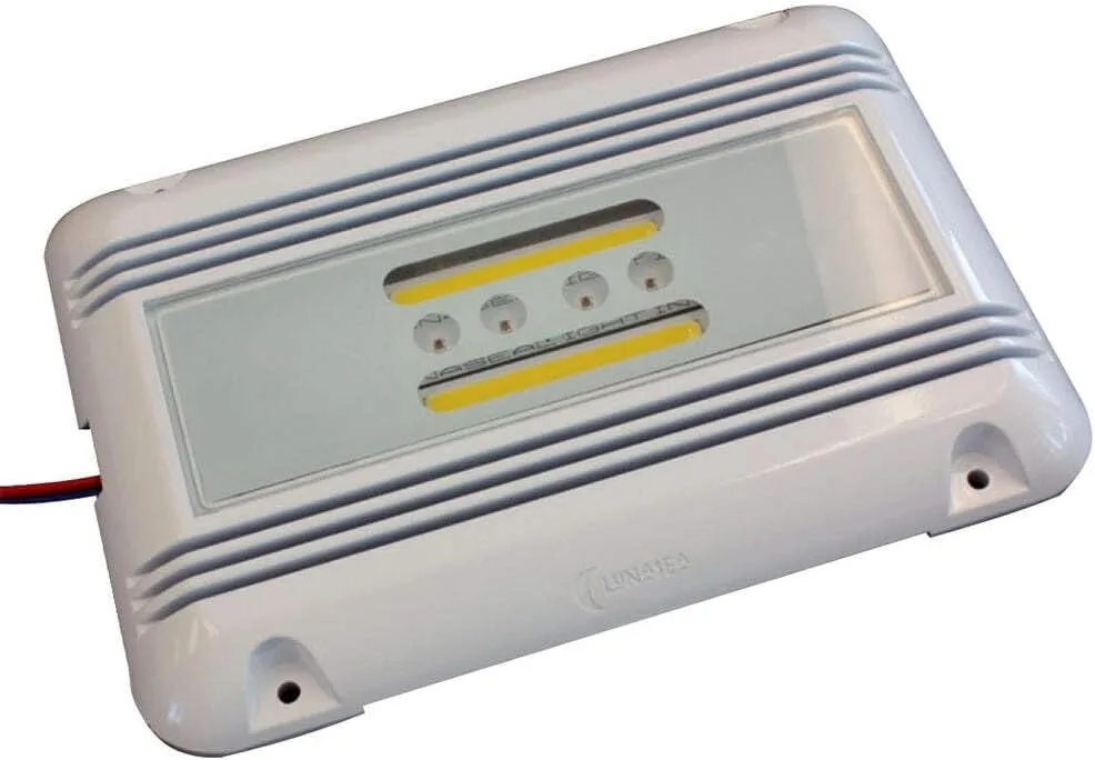 Lunasea LED Engine Room Utility Light - 16W - 3,200 Lumen Output, Ignition Proof, 10-40 VDC, 4000K Natural White LEDs