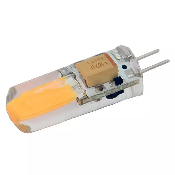 Lunasea Natural White G4 Bulb 2W 10-30VDC Bottom Pin Silicon Encapsulated