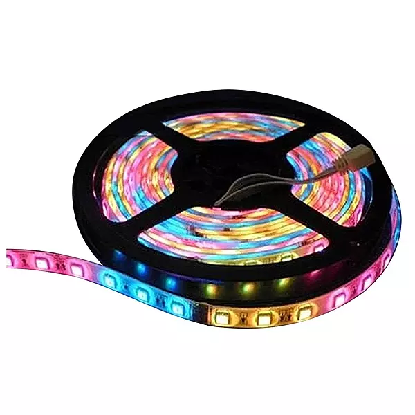 Lunasea Waterproof IP68 Flexible LED Strip Light - 5M - RGB - 12V
