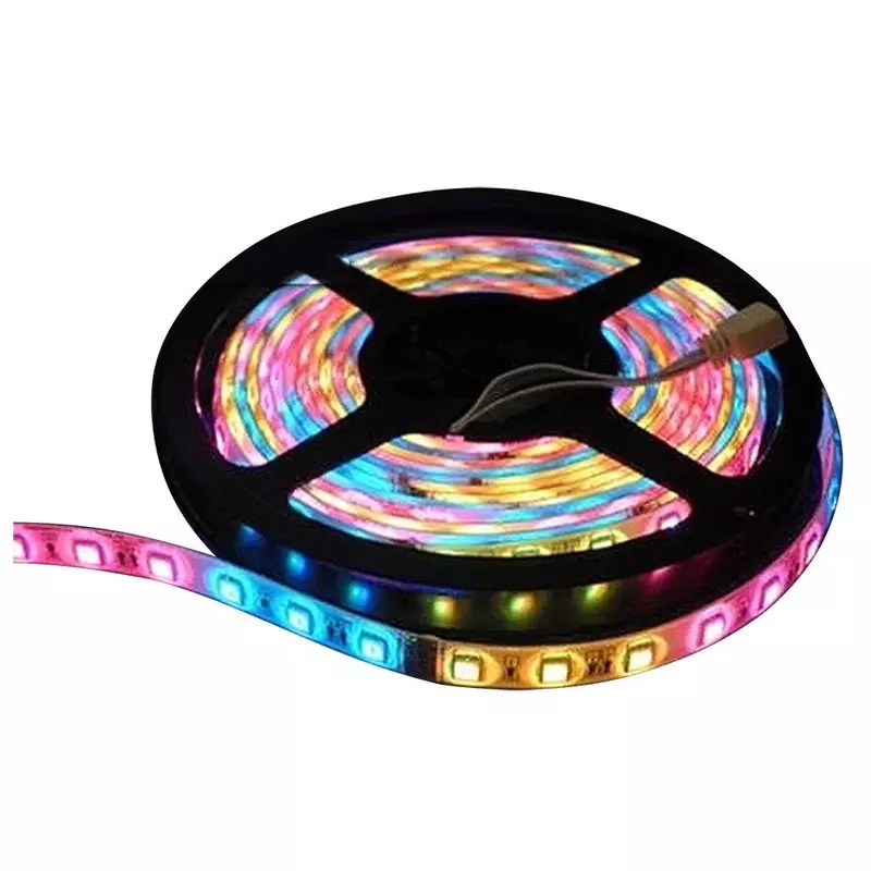 Lunasea Waterproof IP68 Flexible LED Strip Light - 5M - RGB - 12V