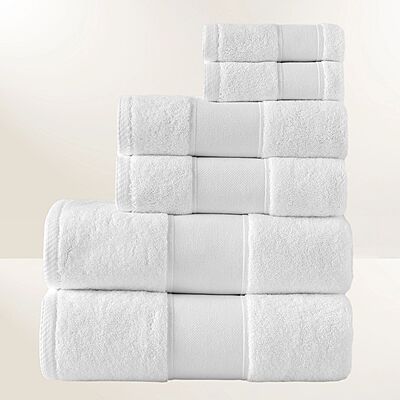 Lux White Hand Towel