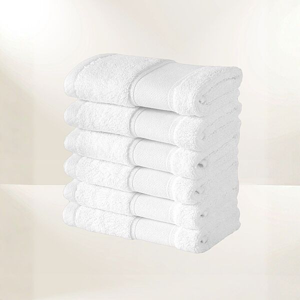 Lux White Washcloth