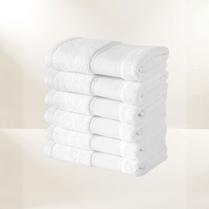 Lux White Washcloth