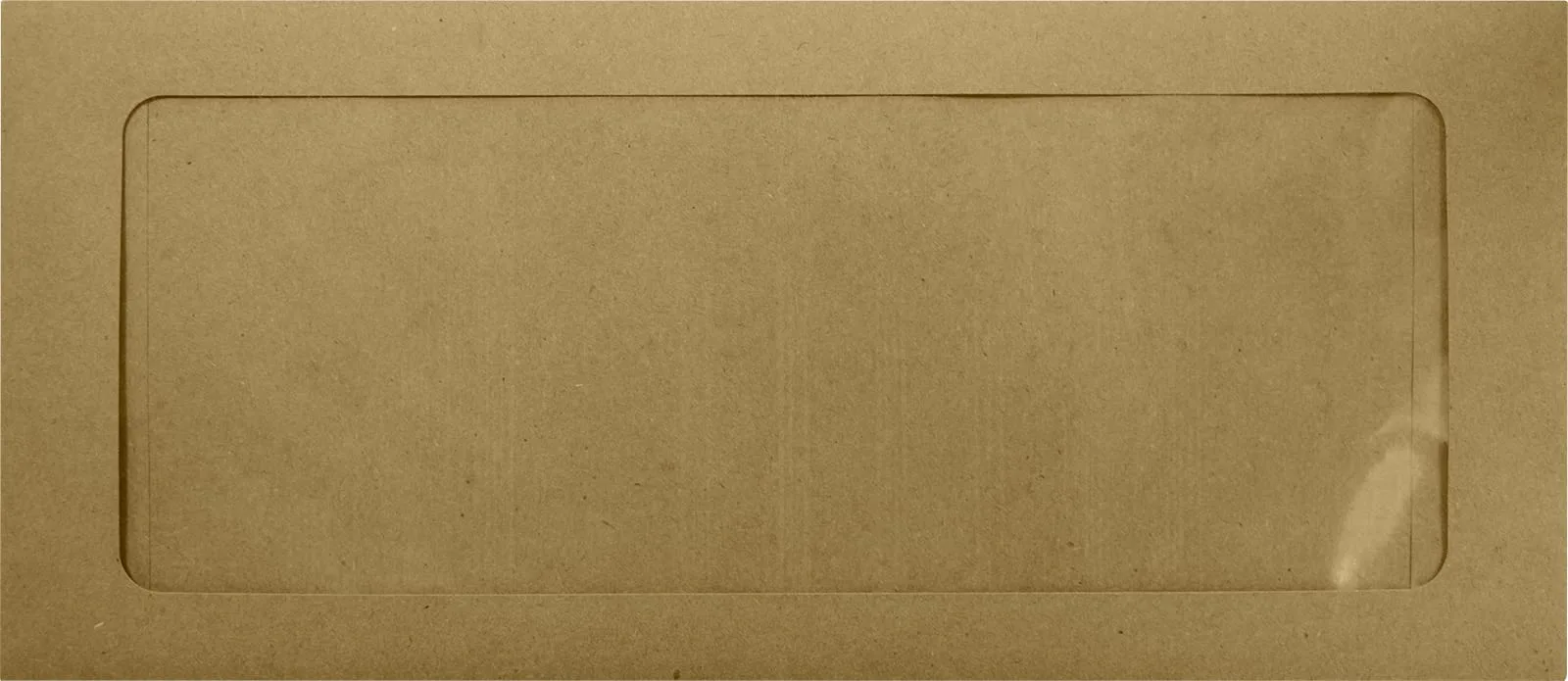 LUX #10 Full-Face Window Envelopes, Grocery Bag Brown, Peel & Press, 4 1/8" x 9 1/2", Pack of 50