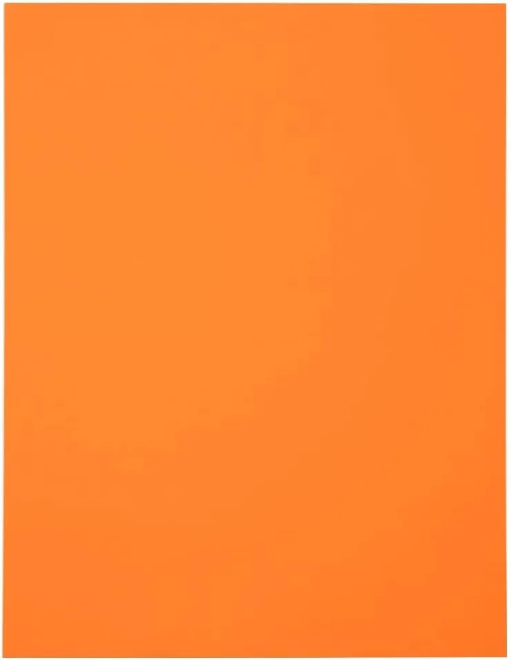 LUX Open-End 10in x 13in Envelopes, Peel & Press Closure, Mandarin Orange, Pack Of 50