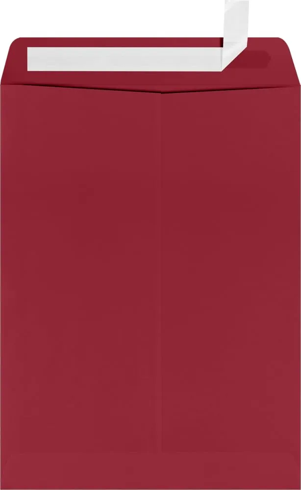 LUX Open-End 9in x 12in Envelopes, Peel & Press Closure